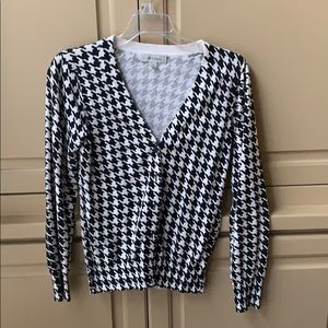 Houndstooth cardigan